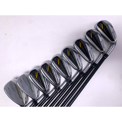 TaylorMade RocketBladez Iron Set 4-PW+AW+SW RocketFuel 65g Regular RH, 1 of 12