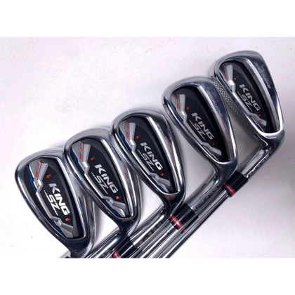 Cobra KING SpeedZone One Length Iron Set 7-PW+GW DG S300 Stiff RH 37.25", 1 of 12