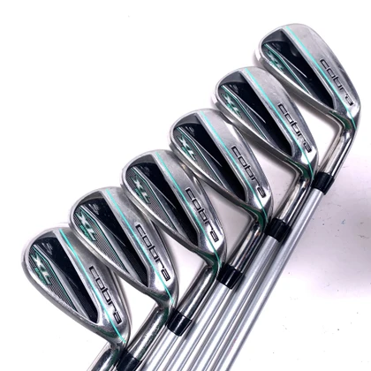 Cobra XL Speed Womens Iron Set 6-PW+SW XL Ladies Graphite Womens RH, 1 of 12