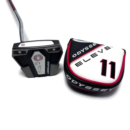 LEFTY Odyssey 2-Ball Eleven Tour Lined Putter 34" Mens LH HC, 1 of 12