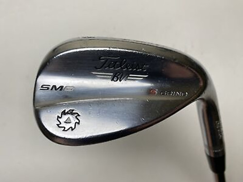 Titleist Vokey SM6 Tour Chrome Lob Wedge LW 58* 10 S-Grind Wedge Steel Mens RH, 1 of 12