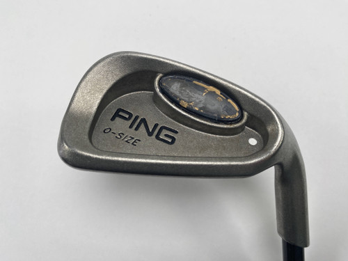 Ping i3 Oversize Single 9 Iron White Dot 3* Up 350 Series Stiff Graphite Mens RH, 1 of 12