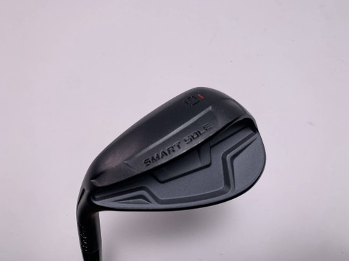 Cleveland Smart Sole 4 Black Satin Gap Wedge GW Wedge Steel Mens LH, 1 of 12