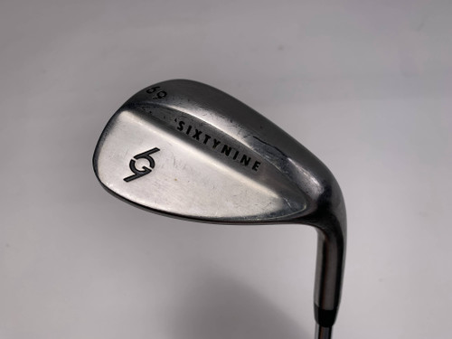 Sixty Nine Lob Wedge LW 69* Sixtynine Wedge Steel Mens RH Oversize Grip, 1 of 12