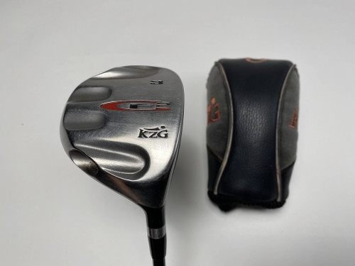 KZG CF2 3 Fairway Wood 15* Fujikura E Fit-On 150 Regular Graphite Mens RH HC, 1 of 12