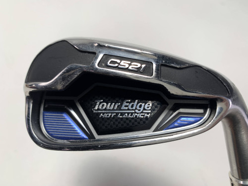 Tour Edge Hot Launch C521 Single 7 Iron Fitter Aldila Rogue 65g Stiff RH +1'', 1 of 12