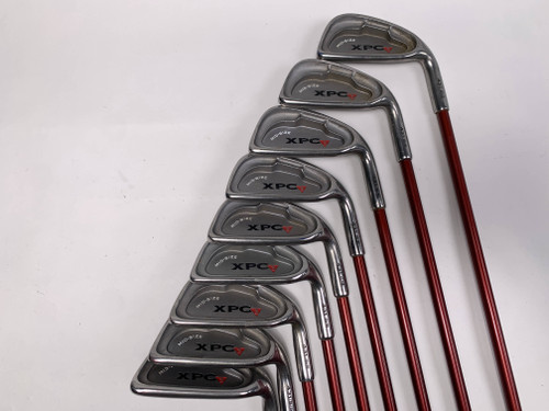 XPC3 Mid-Size Iron Set 4-PW+SW+LW XPC Regular Graphite Mens RH, 1 of 12