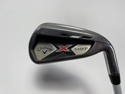 Callaway X Hot 2013 Single 7 Iron 75g Regular Graphite Mens RH, 1 of 12