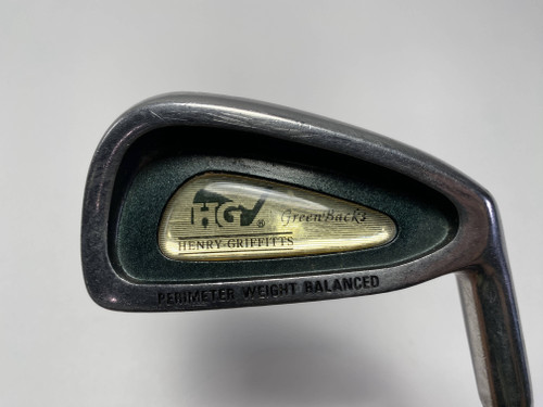 Henry Griffits Greenbacks Single 3 Iron Henry Griffitts Regular Steel Mens RH, 1 of 12