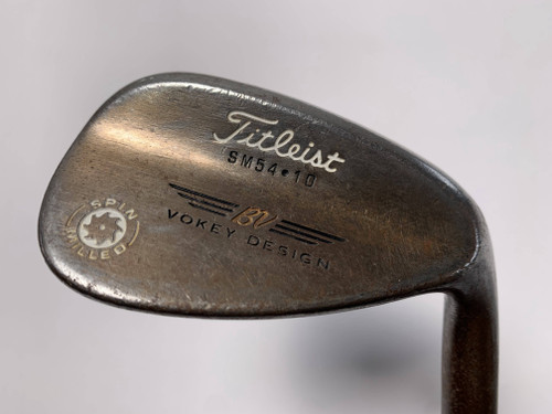 Titleist Vokey Spin Milled CC Black Wedge 54*10 Dynamic Gold Wedge Steel Mens RH, 1 of 12