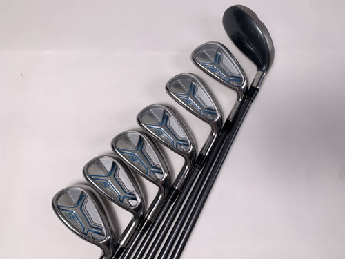 Adams Idea A3 OS Hybrid Iron Set 5H-6-PW+SW Ladies Graphite Womens RH, 1 of 12