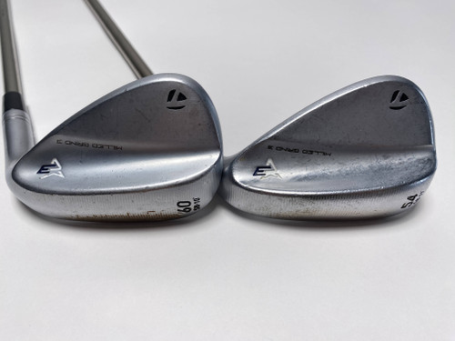 TaylorMade MG 3 Raw Chrome Wedge Set 54*11 60*10 Recoil ESX 460 F2 Senior RH, 1 of 12
