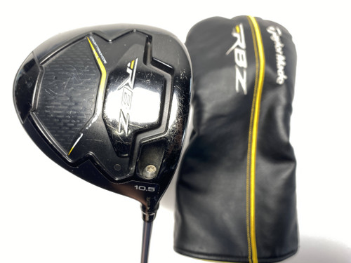 TaylorMade RocketBallz Black Driver 10.5* Matrix Ozik White Tie X4 Regular RH HC, 1 of 12