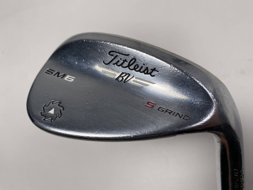 Titleist Vokey SM6 Tour Chrome Sand Wedge SW 56* 10 Bounce S-Grind Wedge RH, 1 of 12