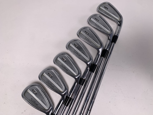 Titleist 710 CB Iron Set 4-PW KBS Tour Stiff Steel Mens RH Midsize Grips, 1 of 12