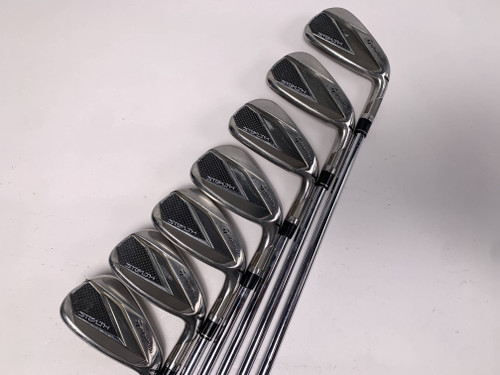TaylorMade Stealth Iron Set 5-PW+GW KBS Max 85g Stiff Steel Mens RH, 1 of 12