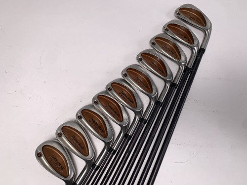 TaylorMade Burner Oversize Iron Set 2-PW+SW Bubble R-80 Plus Regular Graphite RH, 1 of 12