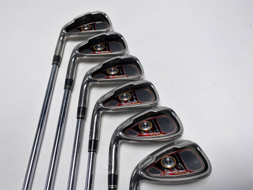 TaylorMade Burner Plus Iron Set 4-9 Burner Regular Steel Mens LH, 1 of 12