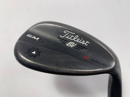 Titleist Vokey SM6 Jet Black Lob Wedge LW 60* 10 Bounce Wedge Steel Mens RH, 1 of 12
