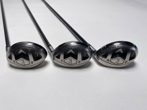 Callaway FT Hybrid 2008 Hybrid Set 2 3 4 18* 21* 24* Fujikura Fit On M Mens RH, 1 of 12