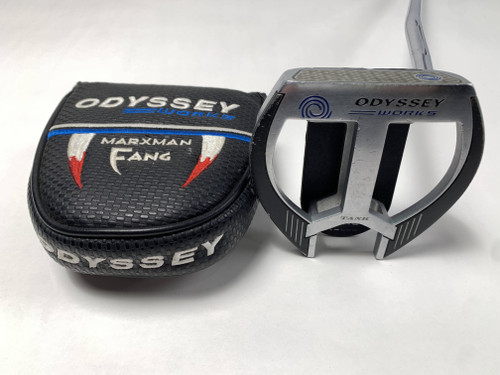 Odyssey Works Tank Cruiser 2-Ball Fang Putter 35" Mens RH HC, 1 of 12