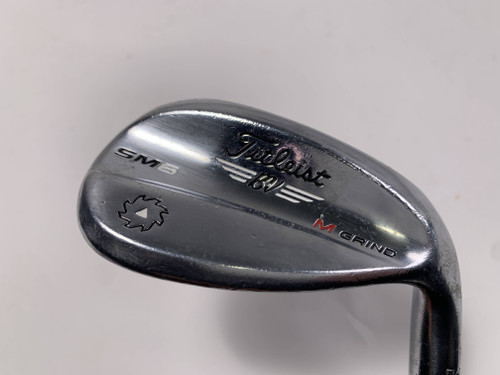 Titleist Vokey SM6 Tour Chrome Lob Wedge LW 60* 8 M-Grind Wedge Steel Mens RH, 1 of 12