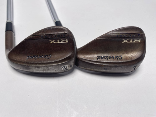 Cleveland RTX ZipCore Raw Wedge Set 54* 10 | 58* 10 NS Pro Modus 3 Wedge Mens RH, 1 of 12
