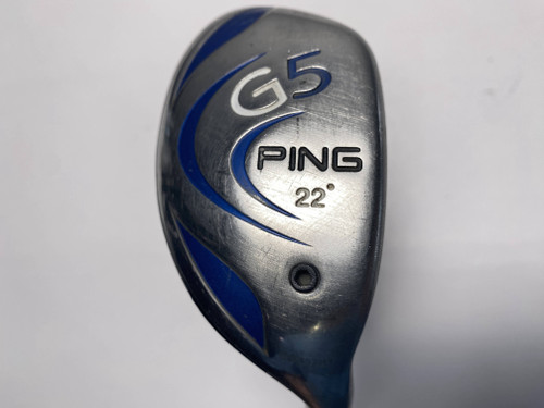 Ping G5 4 Hybrid 22* Grafalloy ProLaunch Blue Regular Graphite Mens RH, 1 of 12