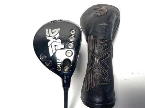 PXG 0341 X GEN2 3 Fairway Wood 15* HZRDUS Smoke Yellow 6.0 70g Stiff RH HC, 1 of 12