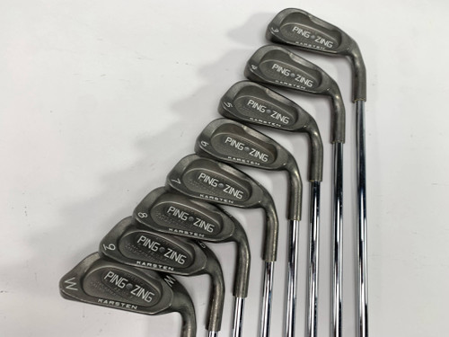 Ping Zing Iron Set 3-PW White Dot 3* Up JZ Regular Steel Mens RH, 1 of 12