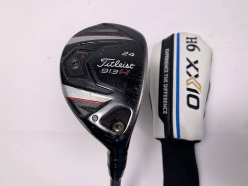 Titleist 913 H 5 Hybrid 24* Diamana Red M+60 HY 60g Senior Graphite Mens RH, 1 of 12