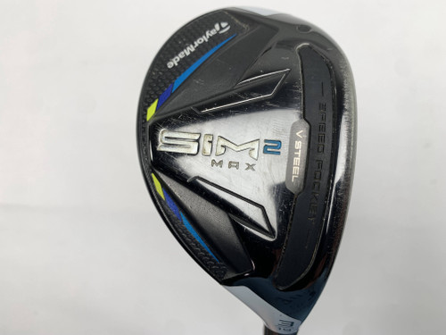 TaylorMade SIM2 MAX Rescue 3 Hybrid 19* Fujikura Ventus Blue 7S Stiff RH, 1 of 12