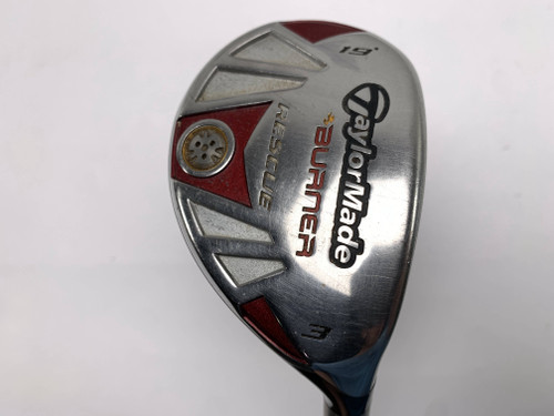 TaylorMade Burner Rescue 3 Hybrid 19* REAX SuperFast 65g Stiff Graphite Mens RH, 1 of 12