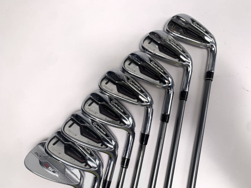 TaylorMade RSi 1 Iron Set 4-PW+AW Mitsubishi Rayon Kuro Kage Regular Graphite RH, 1 of 12