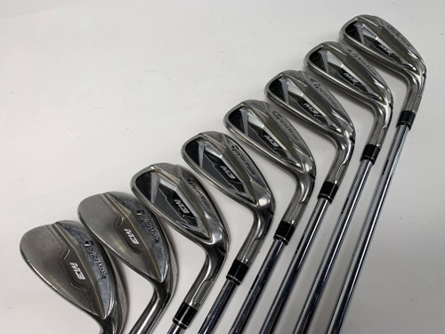 TaylorMade M3 Iron Set 4-9+SW KBS Tour C-Taper 105g Regular Steel RH - No PW, 1 of 12