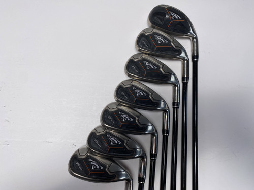 Callaway FT i-Brid Iron Set 5-PW+SW 75g Regular Graphite Mens RH, 1 of 12 Callaway FT i-Brid Iron Set 5-PW+SW 75g Regular Graphite Mens RH, 1 of 12