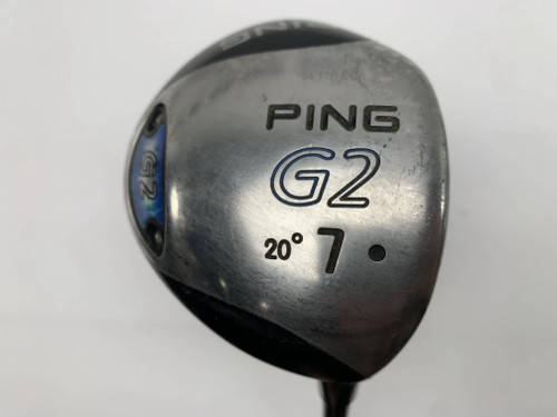 Ping G2 7 Fairway Wood 20* TFC100 Regular Graphite Mens RH Midsize Grip, 1 of 12