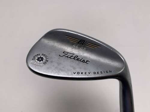 Titleist Vokey Spin Milled SM4 Chrome Gap Wedge GW 46* 8 Wedge Steel Mens RH, 1 of 12
