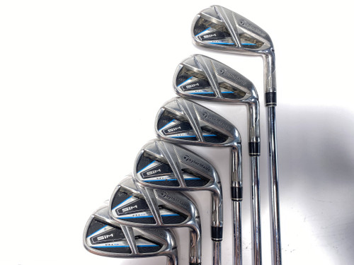 TaylorMade SIM MAX Iron Set 5-PW KBS Max 85g Stiff Steel Mens RH, 1 of 12