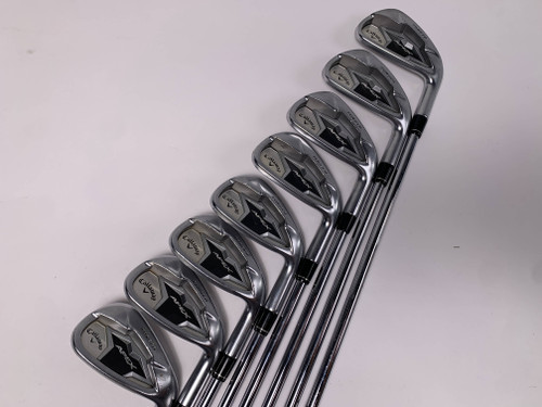 Callaway Apex 19 Iron Set 4-PW+AW Elevate VSS 95g Stiff RH +1'', 1 of 12