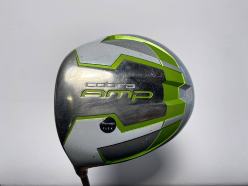 Cobra AMP Cell Womens Green Driver Aldila RIP 45g Ladies Graphite Womens LH, 1 of 12