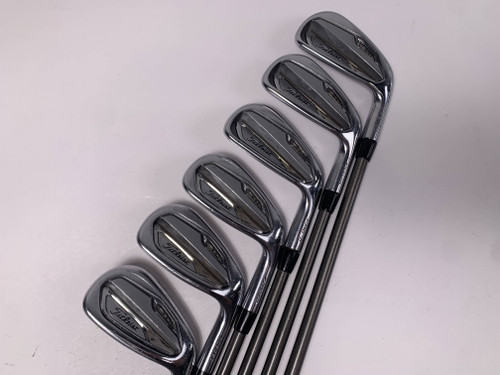 Titleist T100 Iron Set 5-PW AeroTech SteelFiber i95 Stiff Graphite Mens RH, 1 of 12 Titleist T100 Iron Set 5-PW AeroTech SteelFiber i95 Stiff Graphite Mens RH, 1 of 12