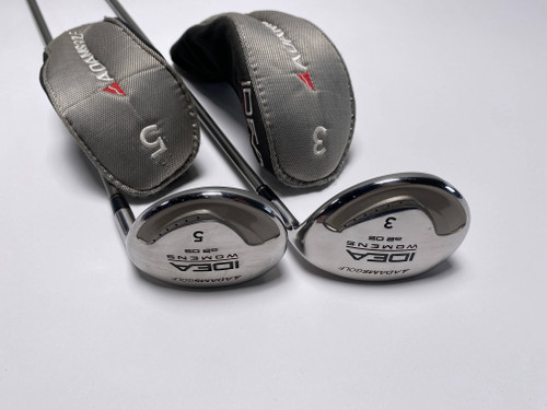 Adams Idea A2 OS 3 & 5 Fairway Wood Set 15* 18* Aldila Idea Womens 55g RH HC, 1 of 12