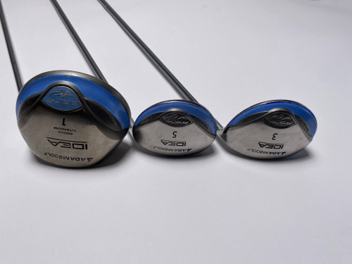 Adams Idea A3 OS Wood Set 1 3 5 15* 18* Idea Womens 50g Graphite Womens RH, 1 of 12