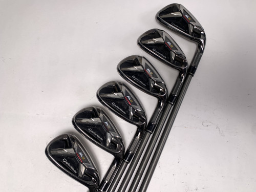 TaylorMade M2 Iron Set 6-PW+GW AeroTech SteelFiber i80 Senior Graphite Mens RH, 1 of 12