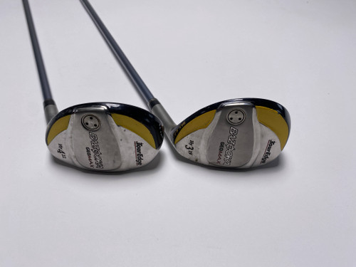 Tour Edge Bazooka Geomax 3 & 4 Hybrid Set 19* 22* Bazooka GeoMax 70g Mens RH, 1 of 12