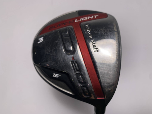 Wilson D200 3 Fairway Wood 15* UST Mamiya Elements Chrome 49FS Stiff Mens RH, 1 of 12