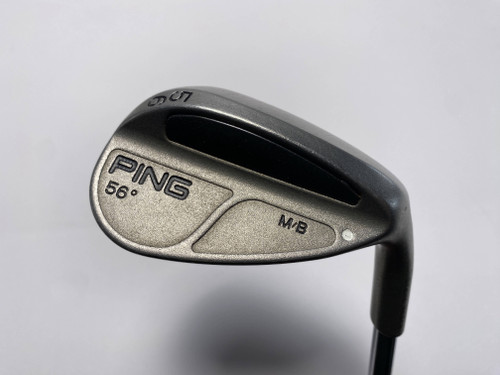 Ping MB Sand Wedge SW 56* White Dot 3* Up Wedge Steel Mens RH Midsize Grip- +.5", 1 of 12