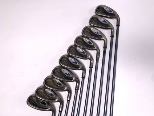 Callaway Hawkeye Iron Set 3-PW+SW+LW Hawk Eye Regular Graphite Mens RH, 1 of 12