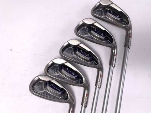 Ping Serene Iron Set 7-PW+SW Red Dot 1* Flat ULT 210 Ladies Graphite Womens RH, 1 of 12 Ping Serene Iron Set 7-PW+SW Red Dot 1* Flat ULT 210 Ladies Graphite Womens RH, 1 of 12